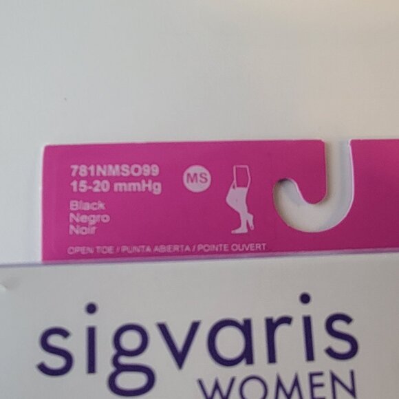 Sigvaris Medical Compression Hosiery / Thigh-High / MS / Black / 781NMSO99 - Picture 3 of 5